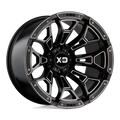 XD Series - XD841 BONEYARD - Black - Gloss Black Milled - 20" x 10", -18 Offset, 5x127 (Bolt Pattern), 71.5mm HUB