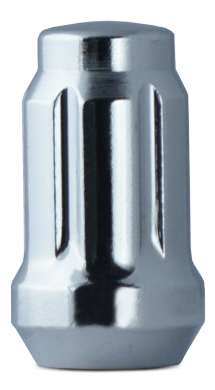 Mr.Lugnut - Conical Seat Chrome Nut 12mm x 1.50 Closed-end - 6 spline - 36 mm Shank - 17mm, 19mm Hex