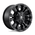 Fuel - D560 VAPOR - Black - MATTE BLACK - 17" x 9", -12 Offset, 5x114.3, 127 (Bolt Pattern), 78.1mm HUB