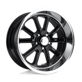 US Mag - U121 RAMBLER - Black - GLOSS BLACK - 22" x 9", 1 Offset, 5x127 (Bolt Pattern), 78.1mm HUB