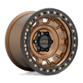 KMC Wheels - KM236 TANK BEADLOCK - Bronze - MATTE BRONZE - 17" x 9", -38 Offset, 6x139.7 (Bolt Pattern), 108mm HUB