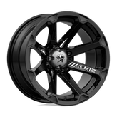 MSA Offroad Wheels - M12 DIESEL - Black - GLOSS BLACK - 14" x 7", -47 Offset, 4x156 (Bolt Pattern), 132mm HUB