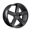 DUB - S216 BALLER - Black - GLOSS BLACK - 22" x 9.5", 19 Offset, 6x139.7 (Bolt Pattern), 106.1mm HUB