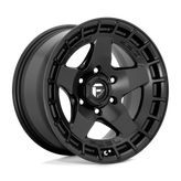 Fuel - D733 WARP - Black - SATIN BLACK - 17" x 9", 1 Offset, 5x127 (Bolt Pattern), 71.5mm HUB