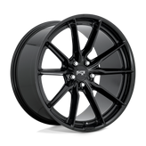 Niche - M240 RAINIER - Black - GLOSS BLACK - 19" x 9.5", 50 Offset, 5x112 (Bolt Pattern), 66.6mm HUB