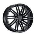Petrol Wheels - P1C - Black - GLOSS BLACK - 18" x 8", 40 Offset, 5x108 (Bolt Pattern), 72.1mm HUB