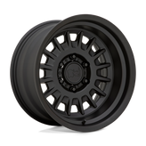 Black Rhino - ALISO - Black - MATTE BLACK - 16" x 8", 0 Offset, 6x139.7 (Bolt Pattern), 106.1mm HUB