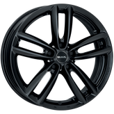 Mak Wheels - OXFORD - Black - GLOSS BLACK - 16" x 7", 52 Offset, 5x112 (Bolt Pattern), 66.6mm HUB