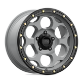 KMC Wheels - KM541 DIRTY HARRY - Gunmetal - SATIN GRAY WITH BLACK LIP - 17" x 8.5", 18 Offset, 5x127 (Bolt Pattern), 71.5mm HUB
