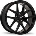 Fast Wheels - FC04 - Black - Metallic Black - 17" x 8", 35 Offset, 5x112 (Bolt Pattern), 72.6mm HUB