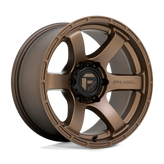 Fuel - D768 RUSH - Bronze - MATTE BRONZE - 17" x 9", 1 Offset, 6x139.7 (Bolt Pattern), 106.1mm HUB