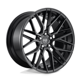 Niche - M190 GAMMA - Black - Matte Black - 20" x 10.5", 27 Offset, 5x112 (Bolt Pattern), 66.6mm HUB