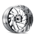 American Truxx - XCLUSIVE - Chrome - CHROME - 24" x 14", -76 Offset, 5x127 (Bolt Pattern), 78.1mm HUB