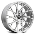 Fittipaldi Sport - FSF24 - Silver - Brushed Clear - 22" x 9", 25 Offset, 5x120 (Bolt Pattern), 72.6mm HUB