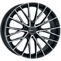 Mak Wheels - SPECIALE-D - Black - BLACK MIRROR - 22" x 11.5", 52 Offset, 5x112 (Bolt Pattern), 66.6mm HUB