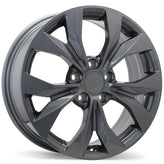 Replika - R192 - Gunmetal - Gloss Gunmetal - 16" x 6.5", 40 Offset, 5x114.3 (Bolt Pattern), 64.1mm HUB