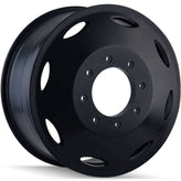 Cali Off-Road - SUMMIT DUALLY - Black - MATTE BLACK - 24" x 8.25", 100 Offset, 8x210 (Bolt Pattern), 154.2mm HUB