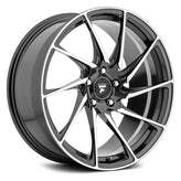 Fittipaldi Sport - FSF05 - Gunmetal - Graphite Machined - 20" x 10.5", 45 Offset, 5x114.3 (Bolt Pattern), 60.1mm HUB