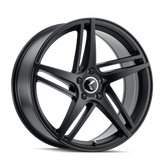 Kraze Wheels - MILANO - Black - SATIN BLACK - 17" x 8", 38 Offset, 5x112 (Bolt Pattern), 66.6mm HUB
