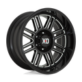 XD Series - XD850 CAGE - Black - GLOSS BLACK MILLED - 20" x 10", -18 Offset, 6x139.7 (Bolt Pattern), 106.1mm HUB