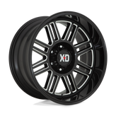 XD Series - XD850 CAGE - Black - GLOSS BLACK MILLED - 20" x 10", -18 Offset, 6x139.7 (Bolt Pattern), 106.1mm HUB