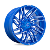 Fuel - D774 TYPHOON - ANODIZED BLUE MILLED - 22" x 10", -18 Offset, 8x180 (Bolt Pattern), 124.2mm HUB