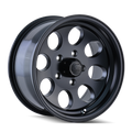 Ion Alloy - 171 - Black - MATTE BLACK - 15" x 8", -27 Offset, 5x114.3 (Bolt Pattern), 83.8mm HUB