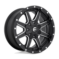 Fuel - D538 MAVERICK - Black - MATTE BLACK MILLED - 20" x 9", 20 Offset, 6x135, 139.7 (Bolt Pattern), 106.1mm HUB