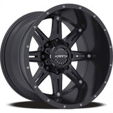 KranK Off-road - Shaft - Black - Satin Black - 18" x 9", 18 Offset, 8x165.1 (Bolt Pattern), 130.1mm HUB