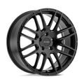Petrol Wheels - P6A - Black - MATTE BLACK - 18" x 8", 40 Offset, 5x114.3 (Bolt Pattern), 76.1mm HUB