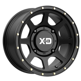 XD Powersports - XS134 ADDICT 2 - Black - Satin Black - 15" x 6", 38 Offset, 4x110 (Bolt Pattern), 86mm HUB