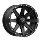MSA Offroad Wheels - M33 CLUTCH - Black - SATIN BLACK - 15" x 10", 0 Offset, 4x156 (Bolt Pattern), 132mm HUB