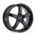 Petrol Wheels - P1B - Black - MATTE BLACK - 18" x 8", 35 Offset, 5x120 (Bolt Pattern), 76.1mm HUB