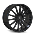 Touren - TR92 - Black - GLOSS BLACK - 18" x 8", 35 Offset, 5x114.3 (Bolt Pattern), 72.6mm HUB