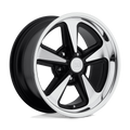 US Mag - U109 BANDIT - Black - MATTE BLACK MACHINED - 18" x 9", 8 Offset, 5x114.3 (Bolt Pattern), 72.6mm HUB