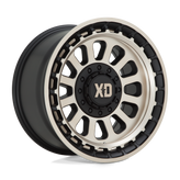 XD Series - XD856 OMEGA - Black - SATIN BLACK WITH BRONZE TINT - 17" x 9", 0 Offset, 6x135, 139.7 (Bolt Pattern), 106.1mm HUB