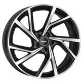 Mak Wheels - KASSEL - Black - BLACK MIRROR - 20" x 8.5", 38 Offset, 5x112 (Bolt Pattern), 66.5mm HUB