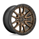 Fuel - D681 REBEL - Bronze - MATTE BRONZE BLACK BEAD RING - 20" x 9", 20 Offset, 5x127 (Bolt Pattern), 71.5mm HUB