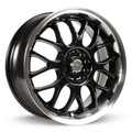 RTX Wheels - Euro - Black - Black Machined - 18" x 7.5", 42 Offset, 5x100, 114.3 (Bolt Pattern), 73.1mm HUB