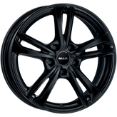 Mak Wheels - EMBLEMA - Black - GLOSS BLACK - 17" x 7", 15 Offset, 4x108 (Bolt Pattern), 65.1mm HUB