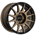 Envy Wheels - FFT8BZ - Bronze - BRONZE / BLACK LIP - 18" x 9", 18 Offset, 6x135 (Bolt Pattern), 87.1mm HUB