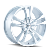 Touren - TR22 - Silver - HYPERSILVER - 17" x 7", 40 Offset, 5x110, 115 (Bolt Pattern), 72.6mm HUB