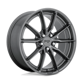 Niche - M239 RAINIER - Gunmetal - Matte Anthracite - 18" x 8", 42 Offset, 5x112 (Bolt Pattern), 66.6mm HUB