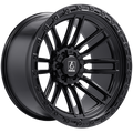 AXE Wheels - ICARUS - Black - Satin Black - 20" x 10", -19 Offset, 8x165.1 (Bolt Pattern), 125.2mm HUB