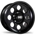 Fast HD - Detour - Black - Satin Black - 17" x 9", 0 Offset, 5x127 (Bolt Pattern), 87.1mm HUB