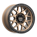 KMC Wheels - KM535 GRENADE OFF-ROAD - Bronze - MATTE BRONZE MATTE BLACK LIP - 17" x 9", 18 Offset, 6x135 (Bolt Pattern), 87.1mm HUB