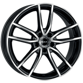 Mak Wheels - EVO - Black - BLACK MIRROR - 18" x 8", 43 Offset, 5x112 (Bolt Pattern), 66.6mm HUB