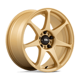 Motegi - MR154 BATTLE - Gold - GOLD - 17" x 9.5", 30 Offset, 5x114.3 (Bolt Pattern), 72.6mm HUB