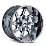 Cali Off-Road - TWISTED - Chrome - CHROME - 20" x 12", -44 Offset, 6x135, 139.7 (Bolt Pattern), 106mm HUB