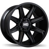 Fast HD - HAVOK - Black - Satin Black - 20" x 12", -44 Offset, 6x135, 139.7 (Bolt Pattern), 87.1mm HUB